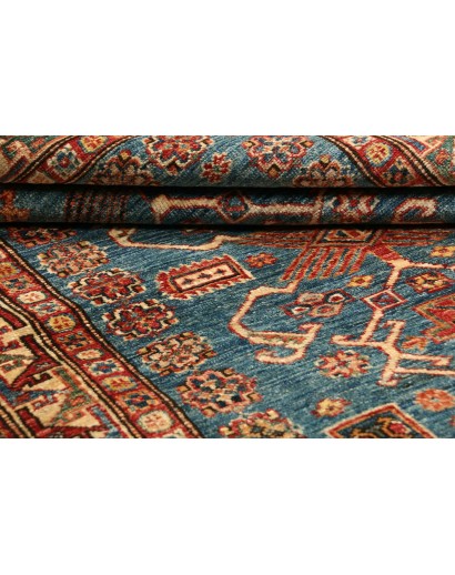 Tappeto Kazak Fine Pakistan bianco arancione 107x156