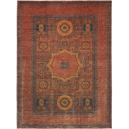Tappeto Mamlouk Pakistan marrone grigio 215x293