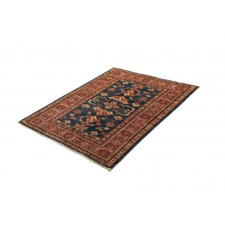 Tappeto Kazak Fine Pakistan azzurro arancione 100x143