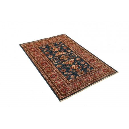 Tappeto Kazak Fine Pakistan azzurro arancione 100x143