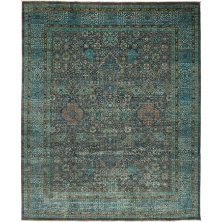 Tappeto Mamlouk Pakistan azzurro grigio 251x306
