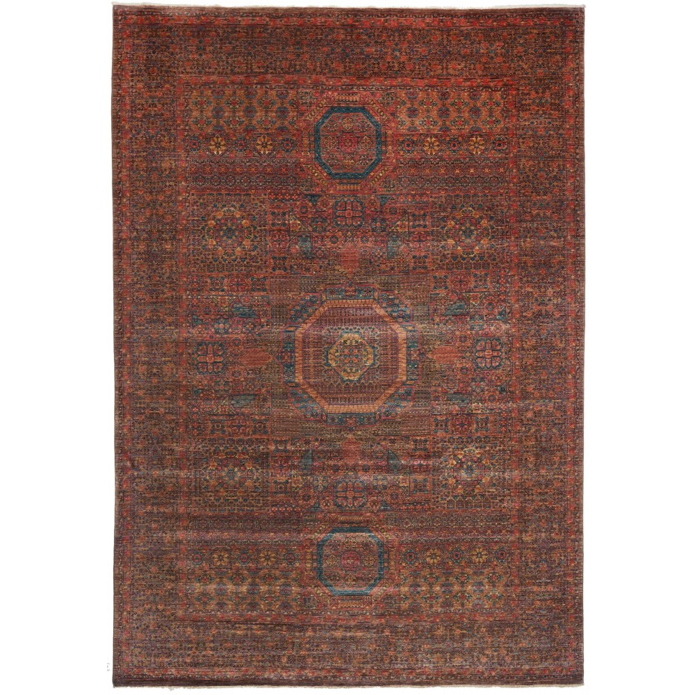Tappeto Mamlouk Pakistan verde 243x354 Tappeto Mamlouk Pakistan verde 243x354