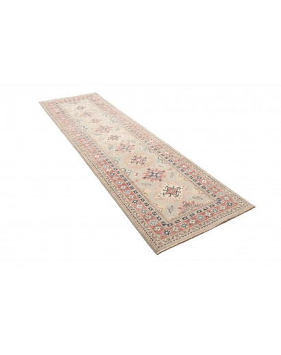 Tappeto Kazak Afghanistan beige bianco 82x289