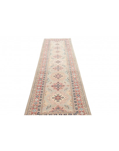 Tappeto Kazak Afghanistan beige bianco 82x289