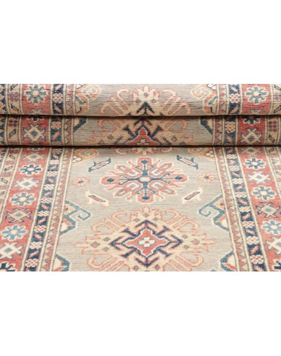 Tappeto Kazak Afghanistan beige bianco 82x289