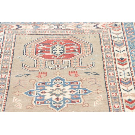 Tappeto Kazak Afghanistan beige grigio 84x307