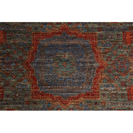 Tappeto Mamlouk Pakistan azzurro bianco 125x183