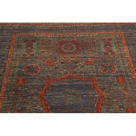 Tappeto Mamlouk Pakistan azzurro bianco 125x183