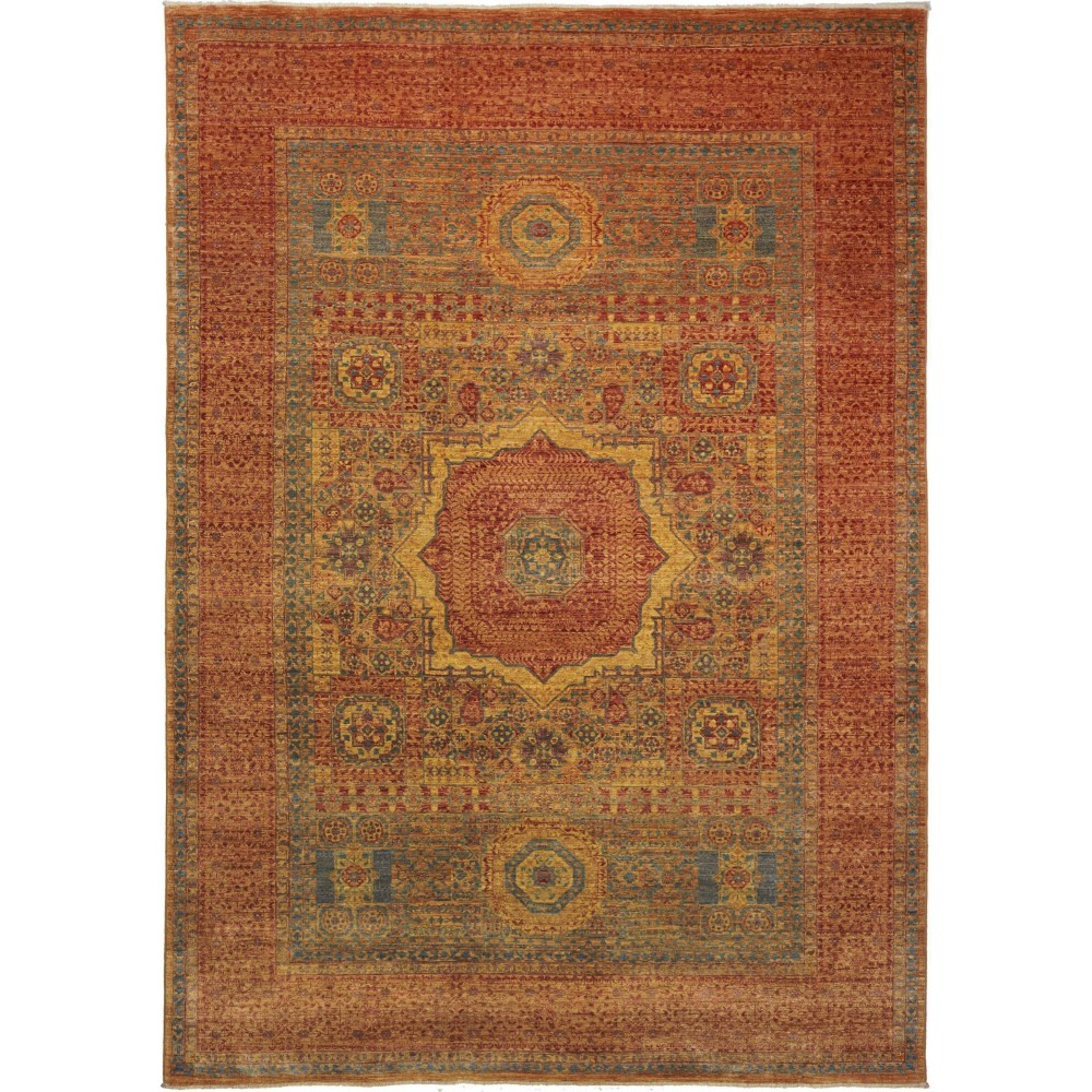 Tappeto Mamlouk Pakistan marrone 211x300 Tappeto Mamlouk Pakistan marrone 211x300