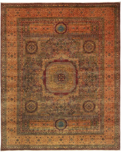 Tappeto Mamlouk Pakistan marrone bianco 207x255