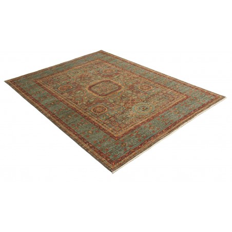 Tappeto Mamlouk Pakistan azzurro arancione 153x207