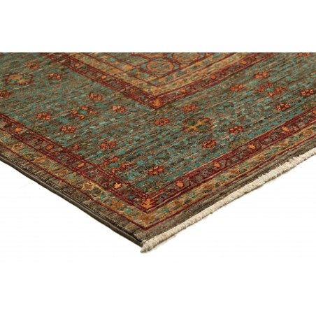 Tappeto Mamlouk Pakistan azzurro arancione 153x207