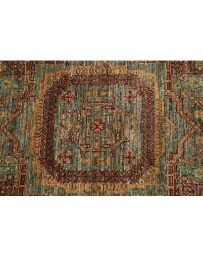 Tappeto Mamlouk Pakistan azzurro arancione 153x207