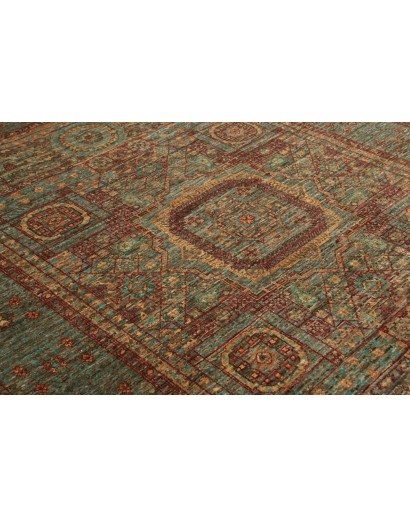 Tappeto Mamlouk Pakistan azzurro arancione 153x207