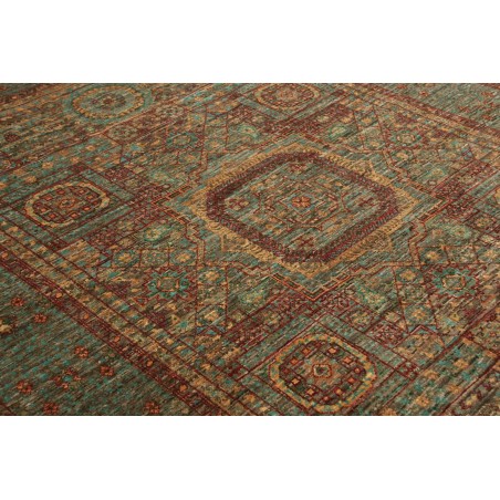 Tappeto Mamlouk Pakistan azzurro arancione 153x207