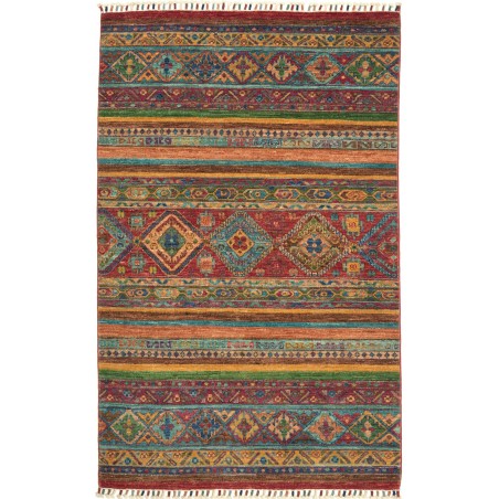 Tappeto Samarkand Pakistan azzurro grigio 100x159