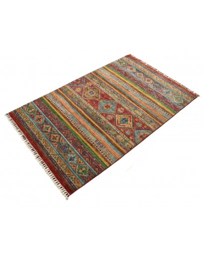 Tappeto Samarkand Pakistan azzurro grigio 100x159