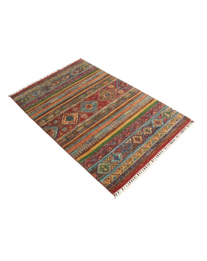 Tappeto Samarkand Pakistan azzurro grigio 100x159