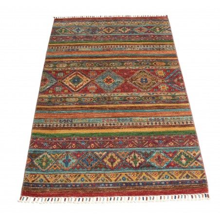 Tappeto Samarkand Pakistan azzurro grigio 100x159