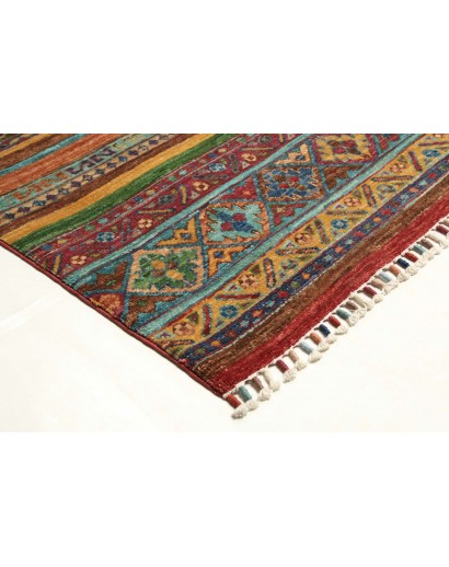 Tappeto Samarkand Pakistan azzurro grigio 100x159