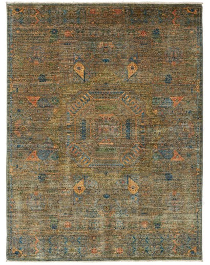 Tappeto Mamlouk Pakistan azzurro 154x202