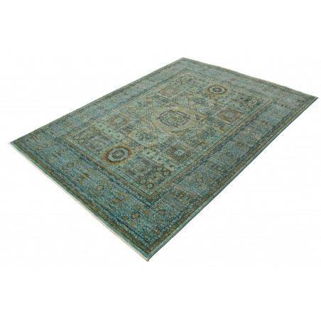 Tappeto Mamlouk Pakistan azzurro grigio 149x199