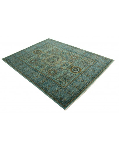 Tappeto Mamlouk Pakistan azzurro grigio 149x199