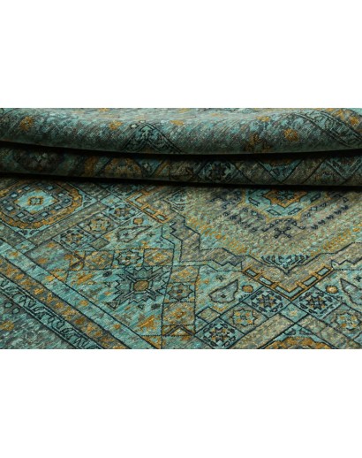 Tappeto Mamlouk Pakistan azzurro grigio 149x199