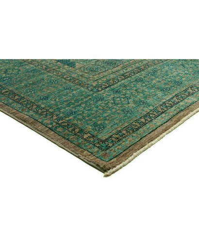 Tappeto Mamlouk Pakistan verde bianco 207x305