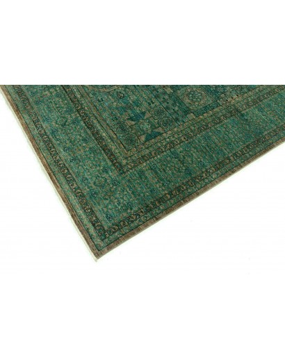 Tappeto Mamlouk Pakistan verde bianco 207x305