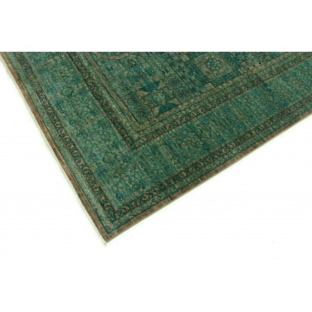 Tappeto Mamlouk Pakistan verde bianco 207x305