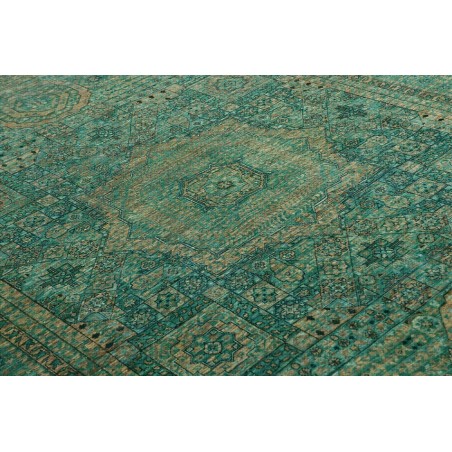Tappeto Mamlouk Pakistan verde bianco 207x305
