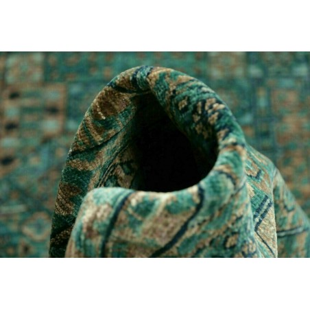 Tappeto Mamlouk Pakistan verde bianco 207x305