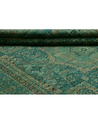 Tappeto Mamlouk Pakistan verde bianco 207x305