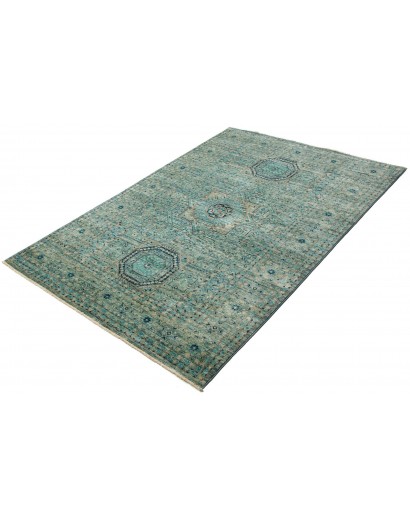 Tappeto Mamlouk Pakistan azzurro 125x179