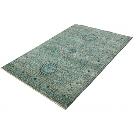 Tappeto Mamlouk Pakistan azzurro 125x179