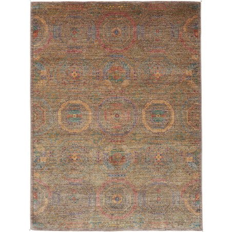 Tappeto Mamlouk Pakistan bianco marrone 153x202