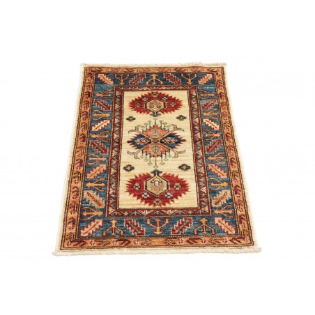 Tappeto Kazak Fine Pakistan marrone grigio 62x89