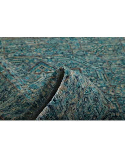 Tappeto Mamlouk Pakistan azzurro 125x179