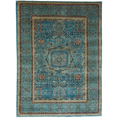 Tappeto Mamlouk Pakistan azzurro 149x205