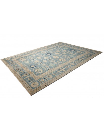 Tappeto Kazak Fine Pakistan azzurro grigio 267x367