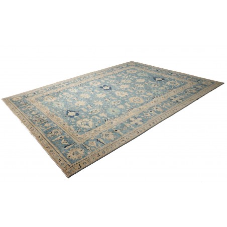 Tappeto Kazak Fine Pakistan azzurro grigio 267x367