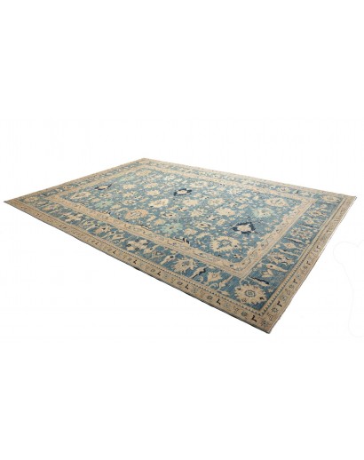 Tappeto Kazak Fine Pakistan azzurro grigio 267x367