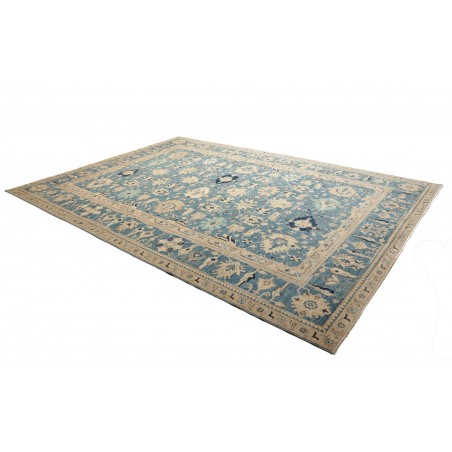 Tappeto Kazak Fine Pakistan azzurro grigio 267x367