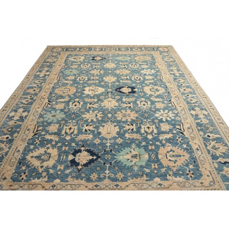 Tappeto Kazak Fine Pakistan azzurro grigio 267x367