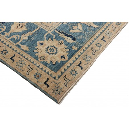 Tappeto Kazak Fine Pakistan azzurro grigio 267x367
