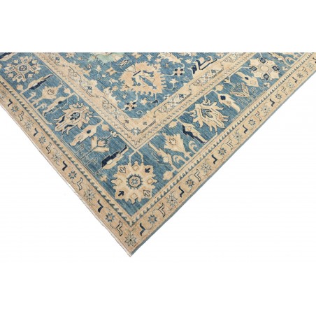 Tappeto Kazak Fine Pakistan azzurro grigio 267x367