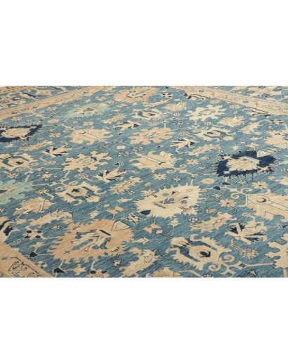 Tappeto Kazak Fine Pakistan azzurro grigio 267x367