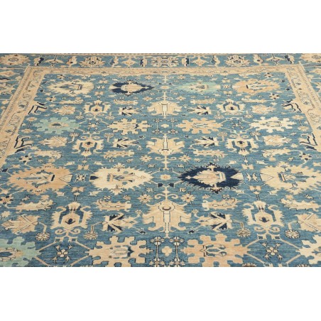 Tappeto Kazak Fine Pakistan azzurro grigio 267x367