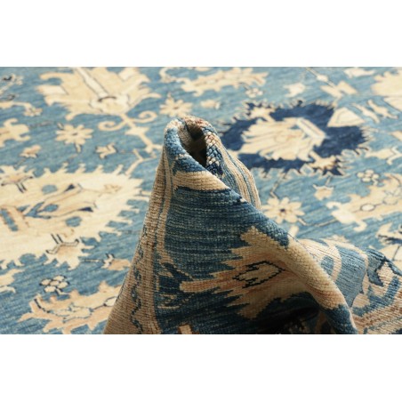 Tappeto Kazak Fine Pakistan azzurro grigio 267x367